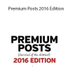 Finch – Premium Posts 2016 Edition