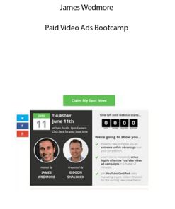 James Wedmore – Paid Video Ads Bootcamp