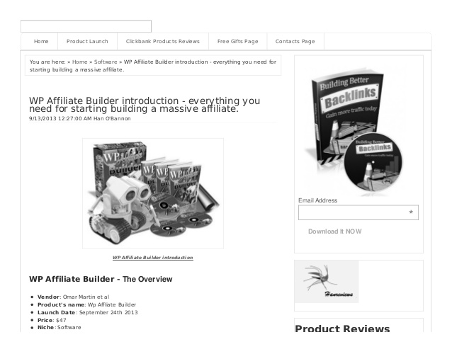 Omar Martin and Dave Nicholson - WP Affiliate Builder