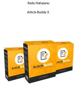 Radu Hahaianu - Article Buddy X