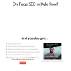 On Page SEO w Kyle Roof