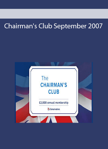 Chairman's Club September 2007
