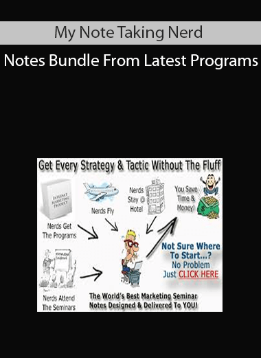 My Note Taking Nerd - Notes Bundle From Latest Programs