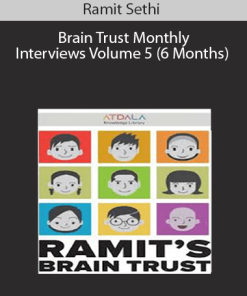 Ramit Sethi - Brain Trust Monthly Interviews Volume 5 (6 Months)