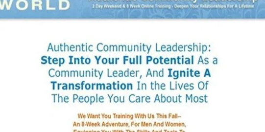 AuthenticWorld (AMP).B.S – Authentic Community Leadership
