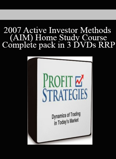 2007 Active Investor Methods (AIM) Home Study Course Complete pack in 3 DVDs RRP