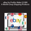 Matt Bernstein – eBay for Profits: Make $2,000 A Month Drop Shipping Products