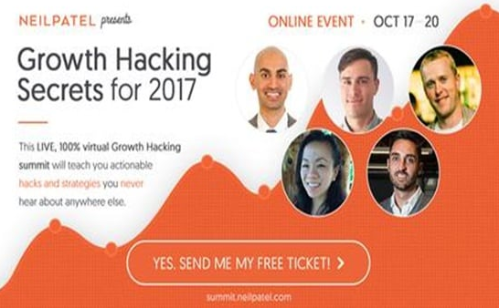 Neil Patel – Growth Hacking Secrets for 2017 Summit