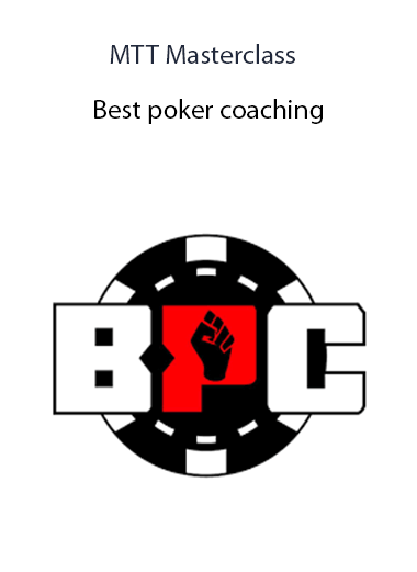 Best poker coaching - MTT Masterclass