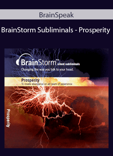 BrainSpeak - BrainStorm Subliminals - Prosperity