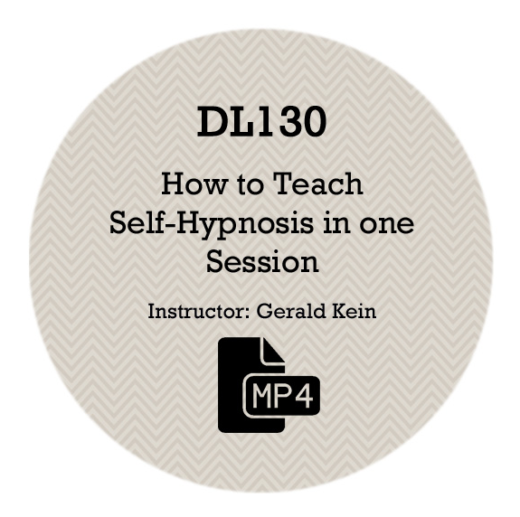  Gerald Kein – Teaching Self-Hypnosis In One Session 