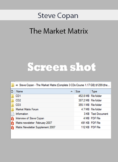 Steve Copan - The Market Matrix