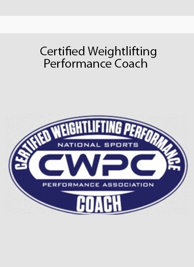 Certified Weightlifting Performance Coach