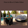 Christian McQueen (CMQ) and Andrew "King Cobra Tate" - How to Be a G Sales Video