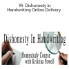 M- Dishonesty in Handwriting Online Delivery