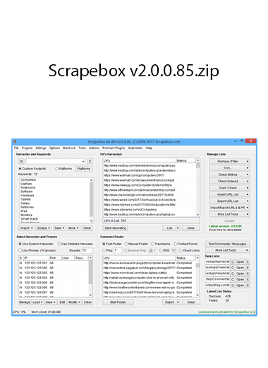 Scrapebox v2.0.0.85.zip