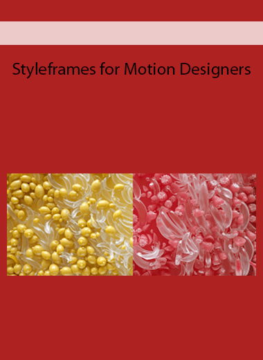 Styleframes for Motion Designers