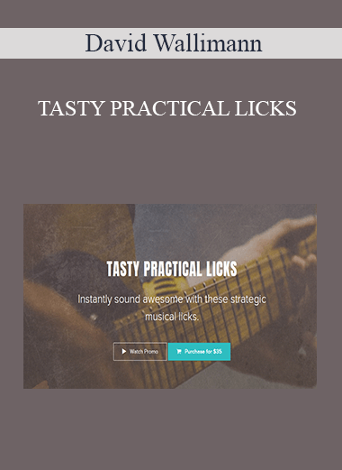 David Wallimann - TASTY PRACTICAL LICKS
