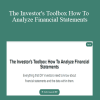 Nick McCullum & Ben Reynolds - The Investor's Toolbox How To Analyze Financial Statements