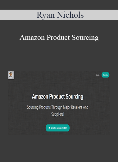 Ryan Nichols - Amazon Product Sourcing