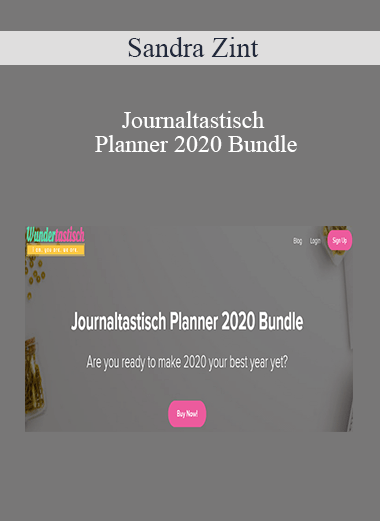 Sandra Zint - Journaltastisch Planner 2020 Bundle
