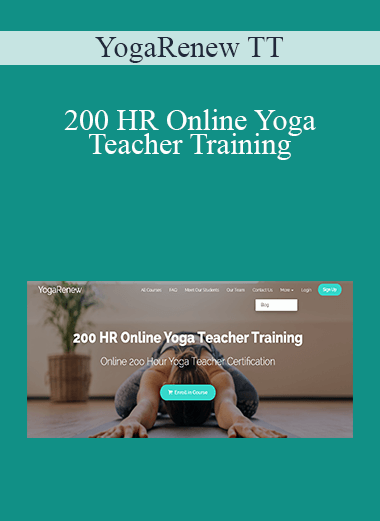 YogaRenew TT - 200 HR Online Yoga Teacher Training