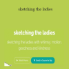 sue kemnitz - sketching the ladies