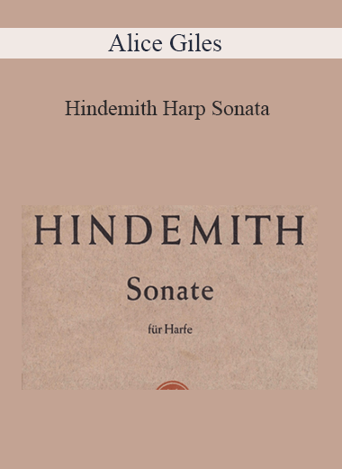 Alice Giles - Hindemith Harp Sonata