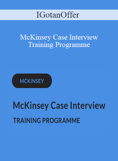 IGotanOffer – McKinsey Case Interview Training Programme