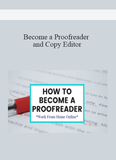 Become a Proofreader and Copy Editor