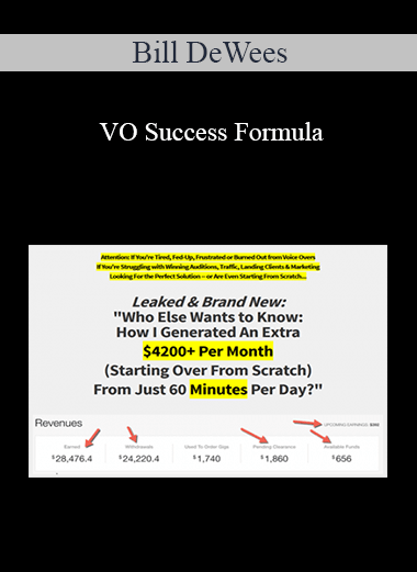 Bill DeWees – VO Success Formula