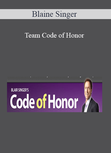 Blaine Singer - Team Code of Honor