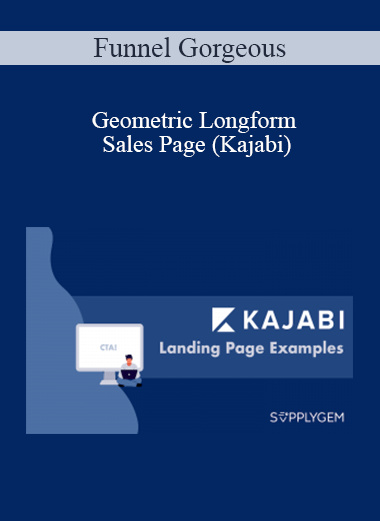 Funnel Gorgeous - Geometric Longform Sales Page (Kajabi)