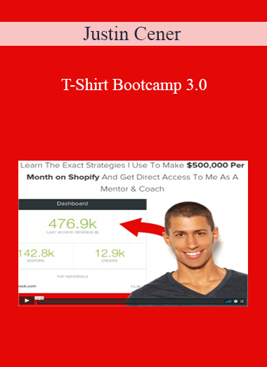 Justin Cener – T-Shirt Bootcamp 3.0
