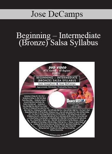 Jose DeCamps - Beginning - Intermediate (Bronze) Salsa Syllabus