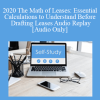 [Audio] The Missouribar - 2020 The Math of Leases: Essential Calculations to Understand Before Drafting Leases Audio Replay