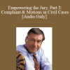 [Audio] Michael Tigar - Empowering the Jury