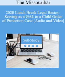 The Missouribar - 2020 Lunch Break Legal Basics: Serving as a GAL in a Child Order of Protection Case