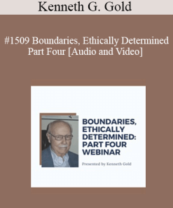 Kenneth G. Gold - #1509 Boundaries