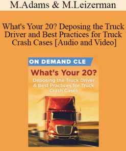 Trial Guides - What's Your 20? Deposing the Truck Driver and Best Practices for Truck Crash Cases