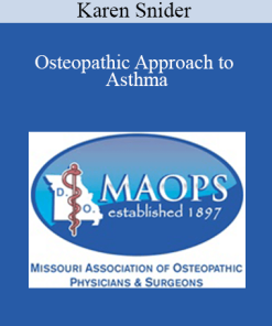 Karen Snider - Osteopathic Approach to Asthma
