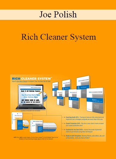Joe Polish - Rich Cleaner System