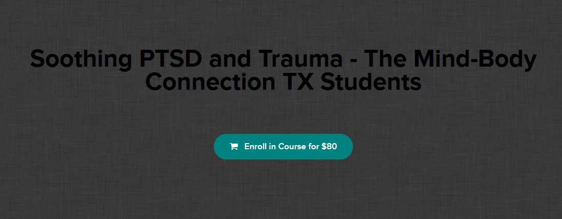 Ariana Vincent - Soothing PTSD and Trauma - The Mind-Body Connection TX Students
