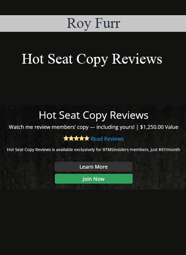 Roy Furr - Hot Seat Copy Reviews