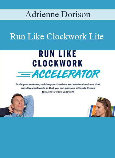 Adrienne Dorison - Run Like Clockwork Lite