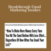 Jason Henderson - Breakthrough Email Marketing Insiders