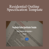 Eric Reinholdt - Residential Outline Specification Template