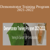 Kylie and Bruno Bertucci - Demonstrator Training Program 2021-2022