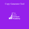 Lean Content Academy - Copy Generator Tool