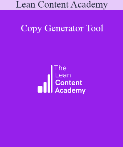 Lean Content Academy - Copy Generator Tool